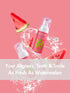 Fizzy 3-in-1 Foam Cleaner for Aligner, Retainer, Denture, Night Guard, Travel-Size Watermelon Jasmine