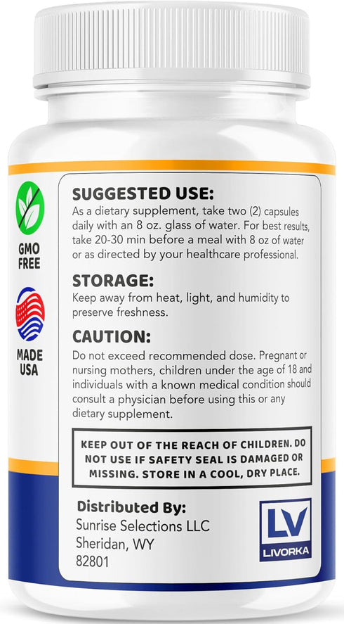 LIVORKA 60 1 Brain Defender - Official Brain Defender Supplement Advanced Pills, Natural Brain and Memory Support