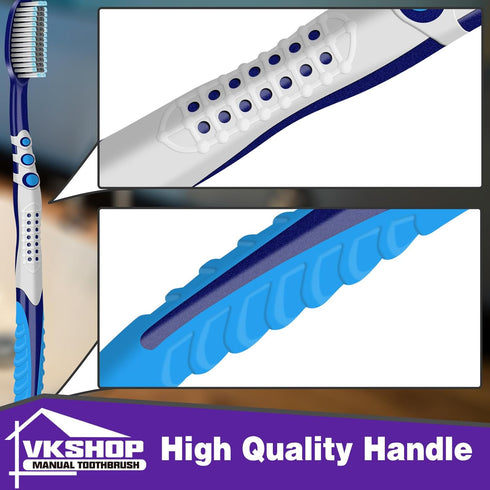 100 Bulk Travel Toothbrushes | Portable Individually Wrapped Toothbrush for Adults & Children | Disposable Soft Bristle