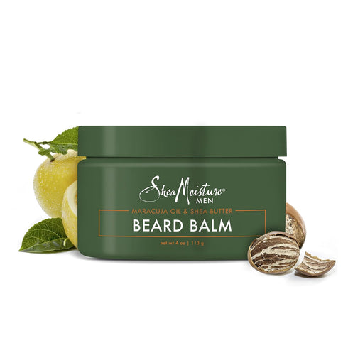 SheaMoisture Beard Oil & Beard Balm - Beard Kit for Men w/Maracuja & Fair Trade Organic Shea Butter