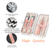 Manicure Set Women Nail Clippers Set, Professional Grooming Kit for Nail Care, Gift for Women, Ultra Sharp Tools