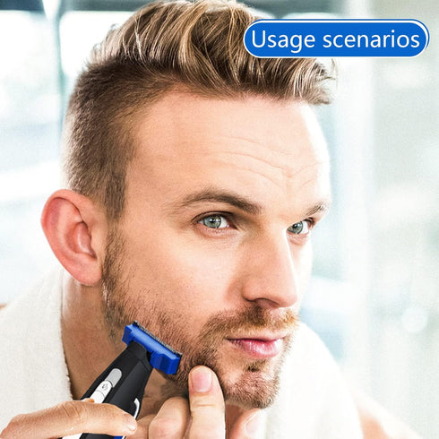 Shaver Replacement Head 6PCS - Compatible with Microtouch Solo, 2PCS Shaver Clean Brush with Box