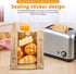Kandishiex 100Pcs Packaging Packaging US Bread Bags Paper with Window Brown Paper Bread Bags Food Grade Bread Paper