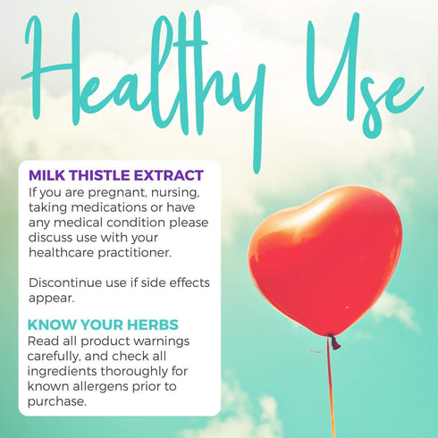 USDA Organic Milk Thistle Capsules, 80% Silymarin Supplement for Liver Support, 300mg, 60 Day Supply