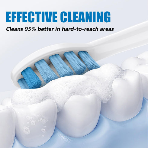 Replacement Toothbrush Heads for Philips Sonicare, 8 Pack, Compatible with Snap-on Handles