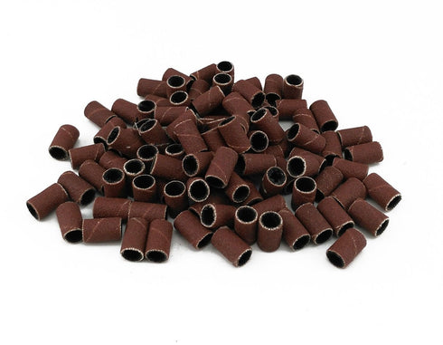 yueton Pack of 100 Professional Nail Manicure Sanding Bands - Grit File Sand Piece Set (#180)