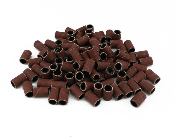 yueton Pack of 100 Professional Nail Manicure Sanding Bands - Grit File Sand Piece Set (#180)