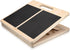 Navaris Adjustable Slant Board Calf Stretcher, Wooden Incline Board for Stretching Calves with Surface Grip