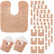 48 Pieces U Shaped Felt Callus Pads, Metatarsal Foot Pads for Pain Relief, Adhesive Pads for Men and Women