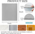 6 Pack Swedish Dishcloths, Non-Scratch Reusable Paper Towels, Absorbent Cellulose Sponge Dish Cloths, Grey