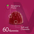 Collagen and Biotin Gummies for Hair Skin and Nails, Tasty Chewable Raspberry Flavored Gummy, for Women, Men, & Teens