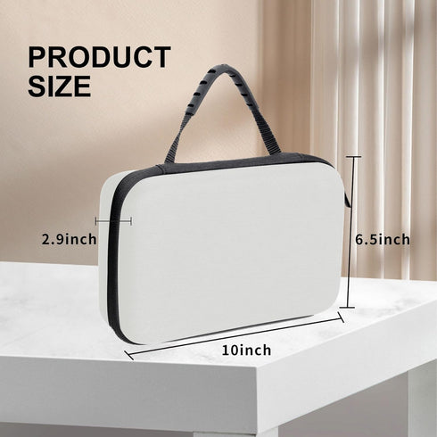 SMYV Water Flosser Travel Case, Portable Dental Oral Irrigator Organizer with Handle, Hard Eva Storage Bag (Beige)