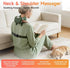 LOVMASSG 3 Shoulder and Neck Massager with Heat, Palm-Like Kneading, Adjustable Speeds, Ergonomic Design for Muscle