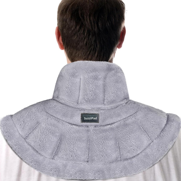 SuzziPad Microwavable Neck Heating Pad for Pain Relief, Shoulder Heating Pads for Chronic Muscle Tightness & Stress