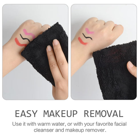 SINLAND Microfiber Face Cloths Reusable Makeup Remover Washcloths, Super Soft and Absorbent Fingertip Towels for