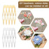 20PCS Small Hair Side Combs, French Teeth Hair Combs for Women, 5 Teeth Tiny Hair Clip Combs for Bridal Wedding Veil