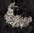 Sither Bridal Crystal Headband, Large Silver Hair Band Headpiece for Wedding Party, Hair Accessories for Bride