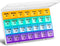 XL Large Monthly Pill Organizer, 4 Weeks, 28 Day Pill Dispenser with Travel Case