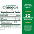 Nature's Bounty Plant-Based Omega-3, Supports Heart, Skin, Joint and Whole Body Health, 520mg Omega-3, 30 Softgels