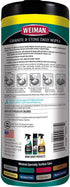Weiman Granite Cleaner and Polish - 30 Wipes for Granite, Marble, Quartz, and More (Pack of 1)