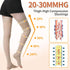 TP TOP BEAUTY 20-30 mmHg Compression Stockings for Women and Men,Thigh High Open Toe Compression Socks , Medical