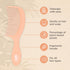 Wet Brush Go Green Coconut Oil Infused Treatment Comb - Wide Tooth Hair Detangler with WaveTooth Design