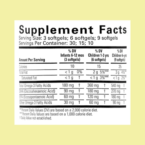 CHILDLIFE ESSENTIALS Pure DHA for Kids, DHA Supplements, Natural Berry, 90 Softgels