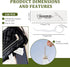 150 Count Dental Flossers, Individually Wrapped Floss Picks for Travel and Oral Care