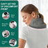 Microwavable Heating Pad for Neck and Shoulders - 33 * 6" Extra Long Weighted Moist Heat Pack for Pain Relief