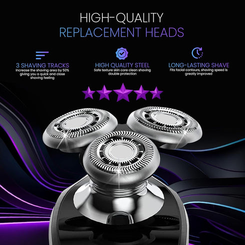 SH70/52 Replacement Head Shaver, Compatible with Philips Norelco Series 7000 Electric Razor Blades