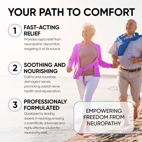 Genius Neuropathy Nerve Relief Cream - Maximum Strength for Foot, Hands, Legs, Toes - 4oz