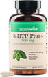 NatureWise 5-HTP 200mg Supplement with Vitamin B6 for Mood Support and Natural Sleep Aid, 60 Count