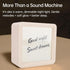 Swokely 8 3-Level White Noise Sound Machine Warm White Night Light Wireless Speaker Rechargeable Sound Machine