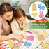 Cleaning Scrub Colored Sponge, Non-Scratch Kitchen Cellulose Dishwashing Sponge, 16Pack Biodegradable Natural Sponge