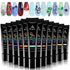 Nail Stamping Polish Pack of 12 Colors, 8ML UV LED Gel Polish for Nail Stamping Plate.