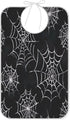 YEGAME Spider Web Full-Cover Unisex Adult Bibs with Foldable Crumb Catcher, Waterproof Washable