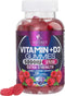 Vitamin D3 Gummies 5,000 IU, 120 Gummies, Extra Strength for Bone Health and Immune Support, Non-GMO, Tasty Gummy