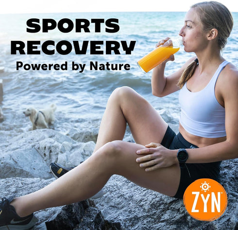 ZYN Turmeric Powder Electrolyte Drink Mix, 32 Servings Strawberry Yuzu, Healthy Hydration with Vitamin C & Zinc