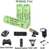 16 Packs AA 900mAh 1.2V Ni-MH Solar Rechargeable Batteries for Garden Landscaping, Outdoor Solar Lights, Remotes