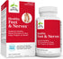 Terry Naturally Healthy Feet & Nerves - 120 Capsules for Healthy Nerve Function - Non-GMO, Vegan