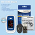 HealthWise Pulse Oximeter - Blood Oxygen Saturation Monitor with Lanyard and Batteries for Portable Spot-Check
