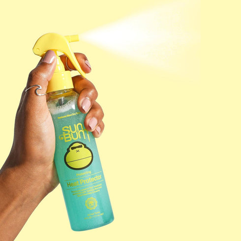 Sun Bum Heat Protector Spray, Vegan & Cruelty Free Hair Protecting Spray for All Hair Types, 6 oz