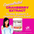 vH essentials Probiotic Gummies with Prebiotics & Cranberry, Concentrated Extract for Urinary Tract Health, Supports Vaginal Microflora Balance for a Healthy Feminine Tract, 60 Count