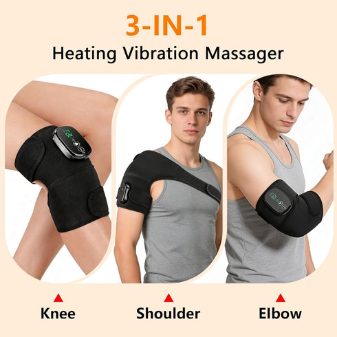 Yun Meng Lakes Elbow Elbow 3 3 Elbow Knee Massager with Heat and Vibration Heating Pad for Knee Shoulder Cordless