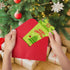 Watayo 12 Sets Christmas Money and Gift Card Sleeves, Xmas Money Holder Ornaments for Cash Gifts with Envelopes, Green
