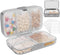 FYY Weekly Pill Organizer with Labels,8 Compartments Travel Daily Pill Case Airtight