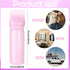 6 Ounce Root Comb Bottle Applicator, 2 Pack Oil Applicator for Hair Dye, Hairstyling, and Oiling (Pink)