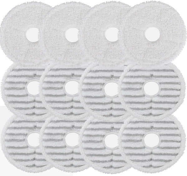 3764 SpinWave + Vac Mop Pads Compatible with Bissell SpinWave + Vac, Washable and Reusable Replacement Head (12 Pack)