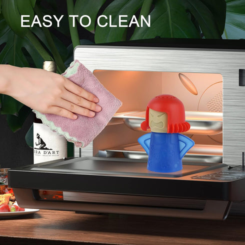 Angry Mama Microwave Oven Cleaner - Steam Cleaner, Just Add Vinegar and Water for Easy Cleaning