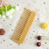 MRD Bamboo Wide Tooth Comb, Detangling Anti-Static Brush for Natural Curly Wavy Dry Hair (1PCS)